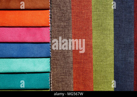 Skillful textile background in various tones. High resolution photo. Stock Photo