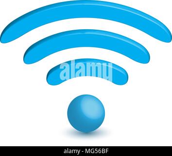 Wireless wifi connection icon symbol Stock Vector