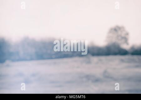 Blurred Field with Tree and Light leak. Stock Photo