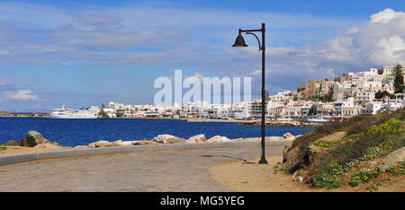 Chora old town, Naxos island, Greece Stock Photo