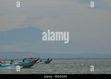 Nusa Kambangan (also known as Nusakambangan, or Pulau Nusa Kambangan), located in cilacap, central java province, indonesia. Stock Photo