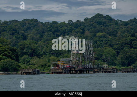 Nusa Kambangan (also known as Nusakambangan, or Pulau Nusa Kambangan), located in cilacap, central java province, indonesia. Stock Photo