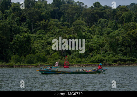 Nusa Kambangan (also known as Nusakambangan, or Pulau Nusa Kambangan), located in cilacap, central java province, indonesia. Stock Photo