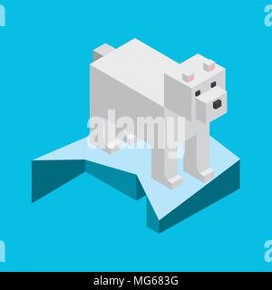 animal in pixels design, vector illustration eps10 graphic Stock Vector