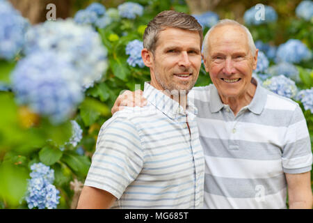 Father and son Stock Photo