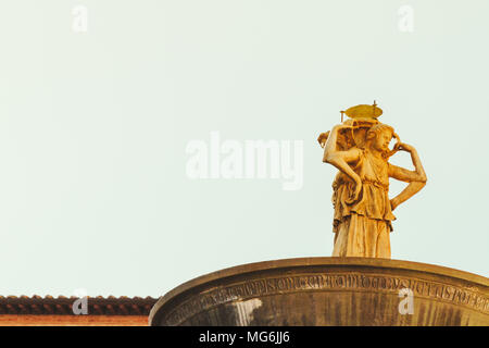 Detail of the Fontana Maggiore, Perugia, Italy Stock Photo