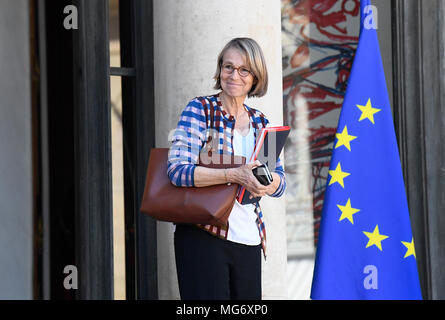 Paris, France. 27th Apr, 2018. the French Weekly Cabinet meeting in Paris Credit: Avenir Pictures/Alamy Live News Stock Photo