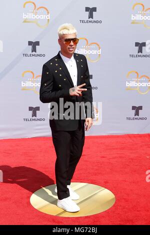 Noriel at arrivals for 2018 Billboard Latin Music Awards, Mandalay Bay Events Center, Las Vegas, NV April 26, 2018. Photo By: JA/Everett Collection Stock Photo