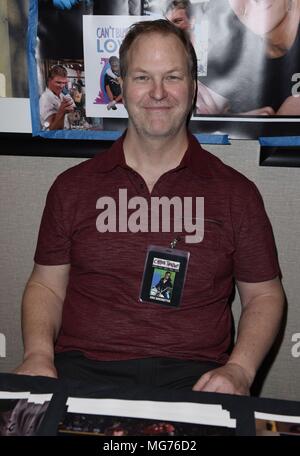 Parsippany, NJ, USA. 27th Apr, 2018. Eric Bruskotter in attendance for Chiller Theatre Toy, Model and Film Expo, Hilton Parsippany, Parsippany, NJ April 27, 2018. Credit: Derek Storm/Everett Collection/Alamy Live News Stock Photo