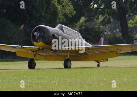 North American T6 Harvard Stock Photo