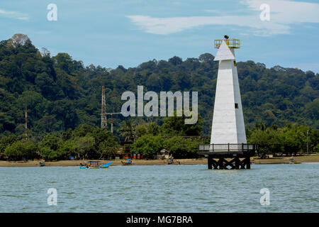 Nusa Kambangan (also known as Nusakambangan, or Pulau Nusa Kambangan), located in cilacap, central java province, indonesia. Stock Photo