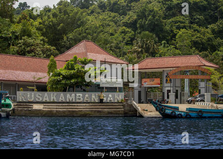 Nusa Kambangan (also known as Nusakambangan, or Pulau Nusa Kambangan), located in cilacap, central java province, indonesia. Stock Photo