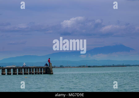 Nusa Kambangan (also known as Nusakambangan, or Pulau Nusa Kambangan), located in cilacap, central java province, indonesia. Stock Photo