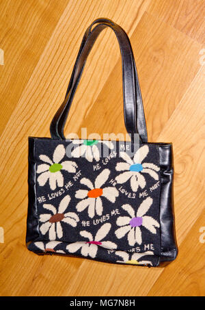 Tapisserie Handbag by Anya Hindmarch, Walton Street, London Stock Photo