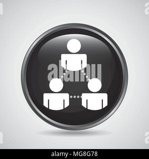 collaborative teamwork design, vector illustration eps10 graphic Stock Vector