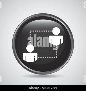 collaborative teamwork design, vector illustration eps10 graphic Stock Vector