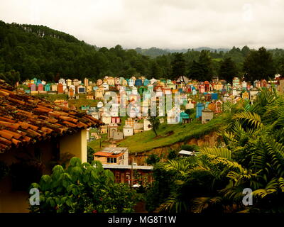 Chichicastenango cemetery in Guatemala Stock Photo