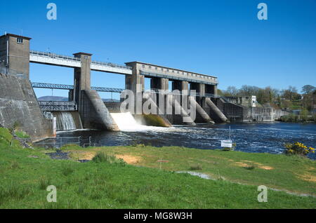 Ardnacrusha power plant and hydroelectric dam in county clare Stock Photo