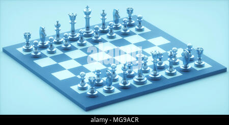 Chess pieces on board. Stock Photo