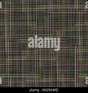 Contrast seamless. Random lines. Plaid texture. Checkered template in pink and green colors. Endless repetition. Abstract background. Pattern fills. P Stock Vector
