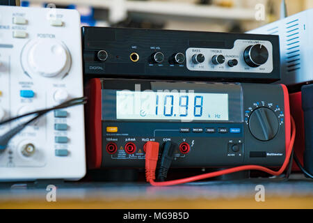 Electronics laboratory. Stock Photo