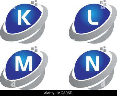 Technology Motion Synergy Set Stock Vector
