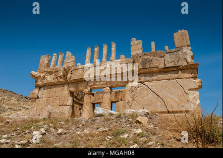 Qasr al Abd, a large ruin in Iraq Al Amir, Jordan. Stock Photo