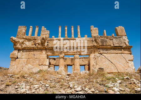 Qasr al Abd, a large ruin in Iraq Al Amir, Jordan. Stock Photo