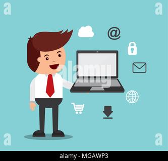 businessman activity design, vector illustration eps10 graphic Stock Vector