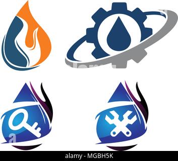 Mining Engineering Solution Set Stock Vector