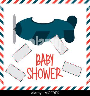 baby shower design, vector illustration eps10 graphic Stock Vector