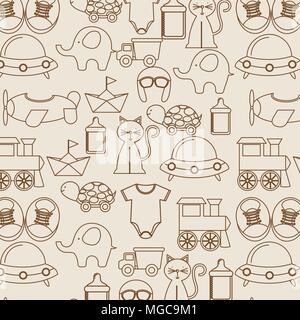 baby shower design, vector illustration eps10 graphic Stock Vector