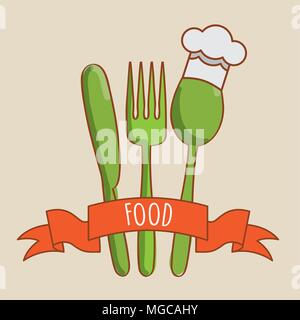 vegetarian food design, vector illustration eps10 graphic Stock Vector