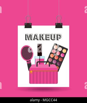 makeover female design, vector illustration eps10 graphic Stock Vector