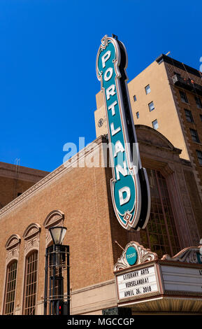 Historic downtown Portland Oregon Sign