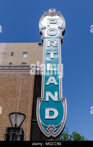 Historic downtown Portland Oregon Sign