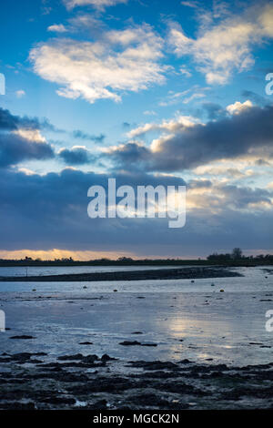 Rural view in Bosham, West Sussex Stock Photo