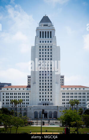 the famous Los Angles CIty hall Stock Photo