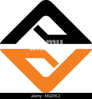 Letter AV Logo Design Template Vector Stock Vector
