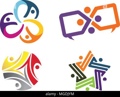 Success Life Coaching Set Stock Vector