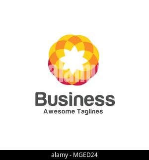 abstract sun energy logo,Sun con design Vector yellow symbol Stock Vector