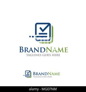Data analytics, information research, investment report paper, marketing study, audition services, vector icon Stock Vector