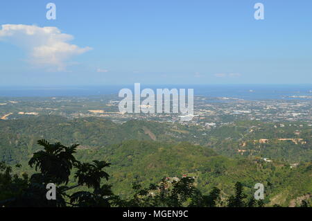 The beauty above the Busay mountain in Cebu, Philippines Stock Photo