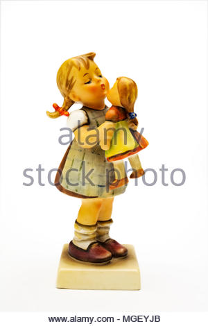 hummel girl with doll