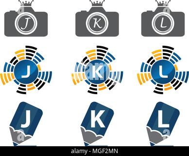 Logotype Template Design Set Stock Vector