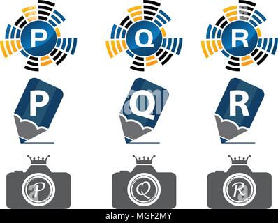 Logotype Template Design Set Stock Vector