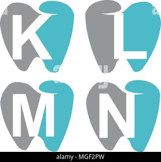 Healthy Dental Care Template Set Stock Vector