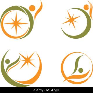 Success Life Coaching Set Stock Vector