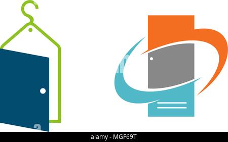 Door and Windows Template Set Stock Vector