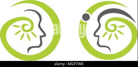 Hearing Aid Center Audiology Set Stock Vector